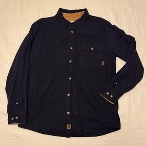 Legendary Whitetails navy flannel button down